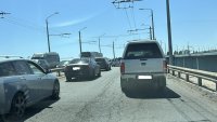 Задръстване на Аспарухов мост заради ПТП с четири коли