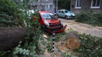 Среднощна буря помете Кюстендил