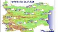 Какво време ни очаква в сряда?
