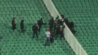 Фенове на ЦСКА и Лудогорец се сбиха