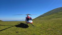 Въздушната линейка с първа мисия за планинско спасяване