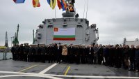 ВМС прие тържествено новия патрулен кораб "Храбри" във Варна 