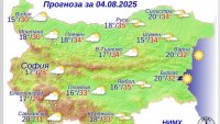 Какво време ни очаква в понеделник?