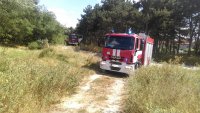 Евакуират хора заради голям пожар в община Струмяни