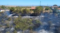 30 постройки изгоряха във вилната зона край Бургас