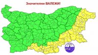 Обявиха "жълт код" за значителни валежи за събота във Варна