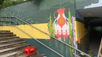 Украинци изрисуваха варненски подлез (СНИМКИ)