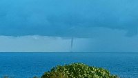 Водно торнадо над Черно море тази сутрин
