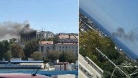 Украйна удари с ракета щаба на руския черноморски флот в  Севастопол