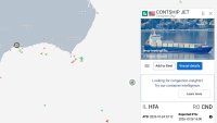 Удареният с три дрона контейнеровоз е потънал