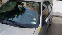 Вендета в Добрич: Шофьорка намери колата си обезобразена (СНИМКИ)