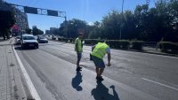 Кърпене на ключов булевард във Варна предизвика огромно задръстване