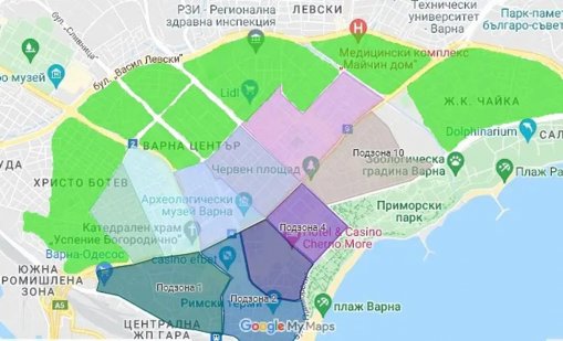 С общинска заповед от 20 октомври 2025 г. започва работата на "Зелената зона" във Варна